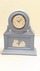 Vintage Wedgwood Blue Jasperware Venus Desk Clock-beautiful 