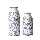  Ceramic Vases Home Decor  Farmhouse Vase For Flowers  Flower Blue And White