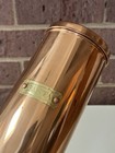 Vintage Copper With Brass Pasta Canister Container 11  
