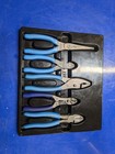 Snap-on Tools Usa Rare 5pc Pearl Blue Plier   Heavy-duty Cutter Lot Set 312cf
