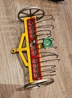 Antique Arcade Cast Iron Dump Hay Rake  703 Farm Implement Original Paint F ship