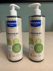 Mustela Cleansing Gel Hair   Body Lot Of 2 New Bottles 13 52fl Oz Each Exp 05 28
