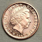 2002 - Isle Of Man - One 1 Penny - Keeill - Die Aa - 20 32mm - British Crown