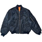Vintage Terminator 2 Crew Jacket Mens S Black Arnold Schwarzenegger T2 90s Movie