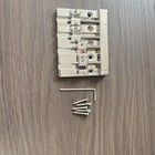 Chrome 5 String Hi   mass Electric Bass Bridge Fits Jazz Bass Guitar Us Warehouse