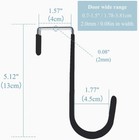 Heavy Duty Black Wreath Hanger 5  Door Hook For Fall  Christmas  Halloween Decor