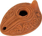 Ancient Antique Biblical Replica Ancient  oil Lamp  Israel Judaica Hanukkah Gift