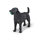 Black Labrador Miniature Animal Dog Safari Collectible Toy Figurine 3 75 l 3 h