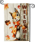 Fall Garden Flag 12x18 Inch Weather Resistant Double Sided Thanksgiving Yard