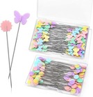 200pcs Sewing Pins Flat Head Straight Pins Kits  Head Sewing Supplies Quiltin   