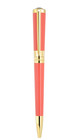 S t  Dupont Liberte Ball Point Pen  Coral Lacquer   Gold  465226g  New In Box