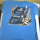 Sheldon Haudenschild 93 Sprint Car Racing Fan Blue T-shirt Auto Racing Apparel