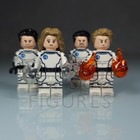 Fantastic Four Minifigures  set Of 4  White black  Custom Printed  Lego Marvel