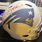 Julian Edelman  Signed New England Patriots Helmet Autograph - Jsa Witnessed