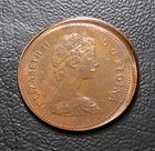 Error Coin   Off Center Cent    Canidian Penny    1132