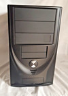 Atx Mini Tower Pc Case  14h X 17l X 8w  Black 8 Bay  Includes Mb Hardware no Psu