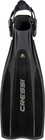 Cressi Pro Light Adjustable Open Heel Fins  Black  2xl