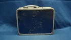 Vintage 1950 s American Thermos Bottle Co Blue   Gray Metal Lunch Box