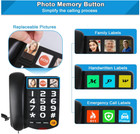Sangyn Large Button Corded Phone For Seniors W  Loud Ringer   Dialing