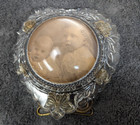 Look   antique heart Shaped magnifying Glass Picture Frame   Htf victorian rare
