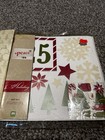  Christmas Scrapbook Paper And Holiday Wall Text Set