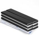 Black Rare Earth Neodymium Magnets  6 Pack Strong Heavy Duty Bar Magnets With   