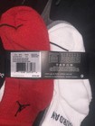  18 Value Nike Jordans Boys 6 Pair Of Ankle Socks Basketball Cushioned Sz 3y-5y