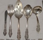 Beautiful Set Vintage 1847 Rogers Bros Renaissance Silver Plate Flatware 55 Pcs