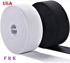 3 Inch Elastic 50 Yard High Quality Black   White Made In Usa   Free Shipping