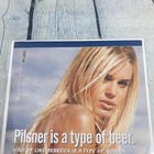 1999 Sexy Lady Miller Lite Beer Vtg Print Ad poster Pinup Promo Art Magazine Pg
