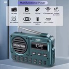 Portable Radio Fm Rechargeable Pocket Radio W  Best Reception Digital Tuning-us
