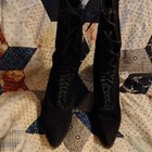 Antique Early 1900s Women   s Leather sued Lace-up Boots