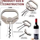 Luxury Portable Wine Corkscrew Two-prong Particular Remove Wine Bottle Opener