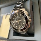 Tag Heuer Aquaracer 43 Men s Watch Quartz Chronograph Cay111a ba0927 Black