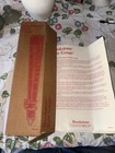 Vintage Nib Brookstone Glass Rain Gauge 069617