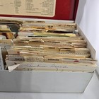 Vtg American Home Metal Recipe Box Filled W  Handwritten Typed Snippets Cutouts
