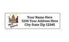 30 Merry Christmas Trees Personalized Return Address Labels 1 In X 2 625 In