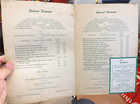 Vtg  Cain s Dinner Menu Lobster   Steak Restaurant North Weymouth Massachusetts