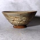Antique Joseon Dynasty Hake-mishima Natsu-chawan Summer Tea Bowl - Original Box