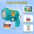 Eaglestone Bubble Guns For Toddlers 2 Packs  Led Light Medium  Green pink 