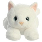 Aurora Flopsie Precious White Kitty Cat 12-inch Stuffed Animal Plush
