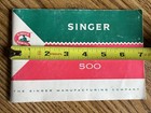 Vintage Singer 500 Slant-o-matic Sewing Machine Instruction Manual Booklet 1961