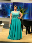 Plus Size Mother Of The Bride Dresses Illusion Neck Formal Wedding Evening Gown