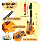 14 Pack 59 Inch Large Inflatable Guitar Giant Blow Up Guitars Assorted Color    