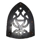 Antique Cast Sad Iron Trivet Stand Cleveland Ferrosteel
