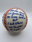 Joe Morgan Signed Autographed Inscribed Stat Major League Baseball Reggie Coa