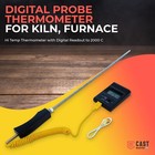 Digital Thermometer Temperature Gauge Melting Furnaces Propane Cast Master