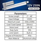 12v 250n 55lbs Linear Actuator 6inch 40inch Stroke 1000mm Fast Speed 30mm s