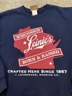 Vtg Artisans Sweatshirt Adult Small Blue Leinie s Leinenkugel Brewing Pullover