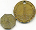 New York City Trade Tokens Lot Of  2  Vintage Items   Lotmar8127